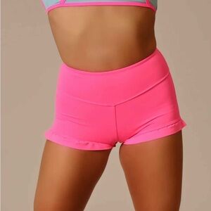 Vibrant Pink Women's Athletic Shorts